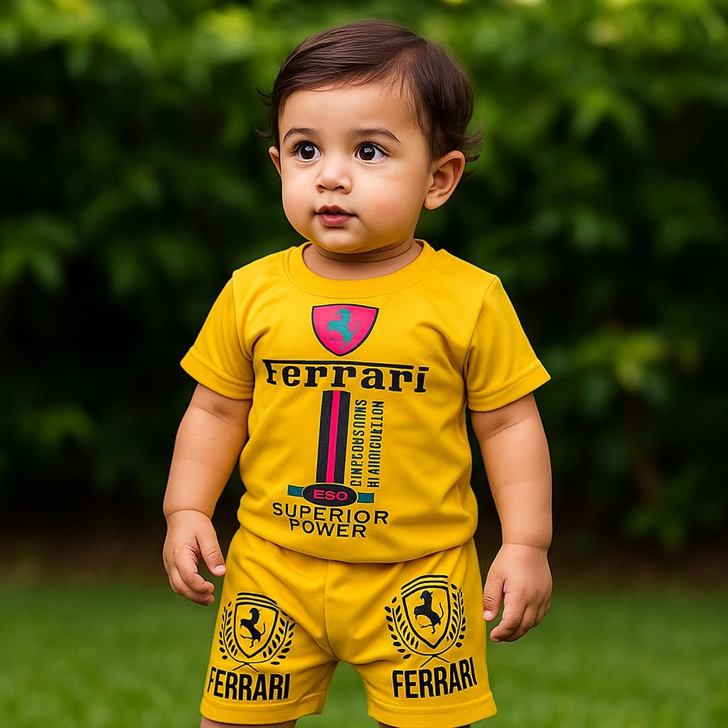 "Colorful baba suit for boys – summer wear"